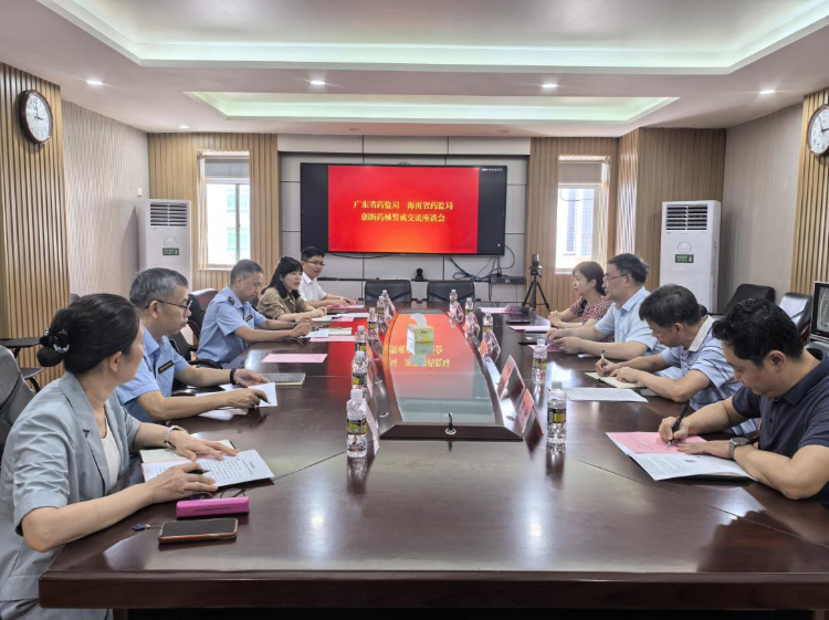 省药品监管局严振副局长带队到海南省调研创新药械主动监测工作